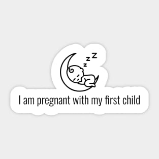 I'm Pregnant Sticker